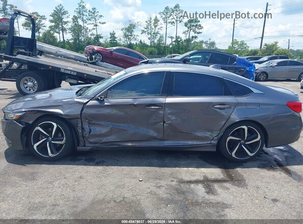 1HGCV1F39KA174525 2019 HONDA ACCORD Gray 360 interior view