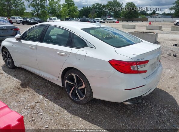 1HGCV1F39KA175786 2019 HONDA ACCORD White Задня ліва чверть