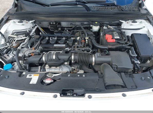 1HGCV1F39KA175786 2019 HONDA ACCORD White Вид ззаду