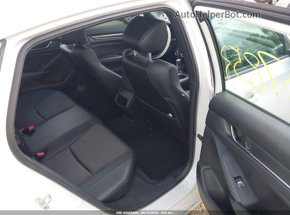 1HGCV1F39KA175786 2019 HONDA ACCORD White Вид наклейки з VIN-кодом