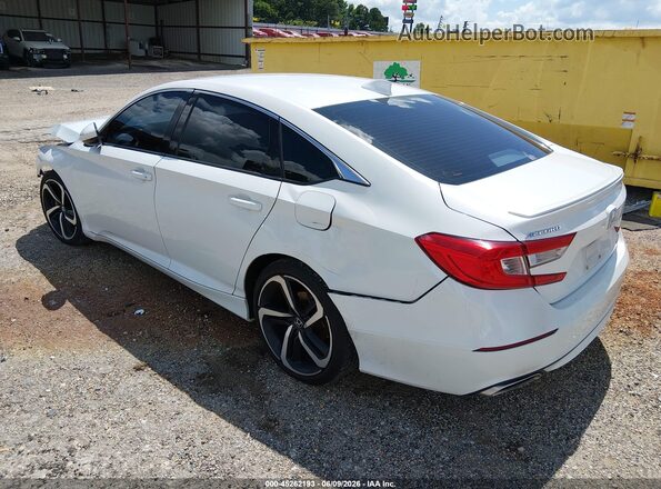 1HGCV1F39LA003694 2020 HONDA ACCORD Белый Задняя левая четверть