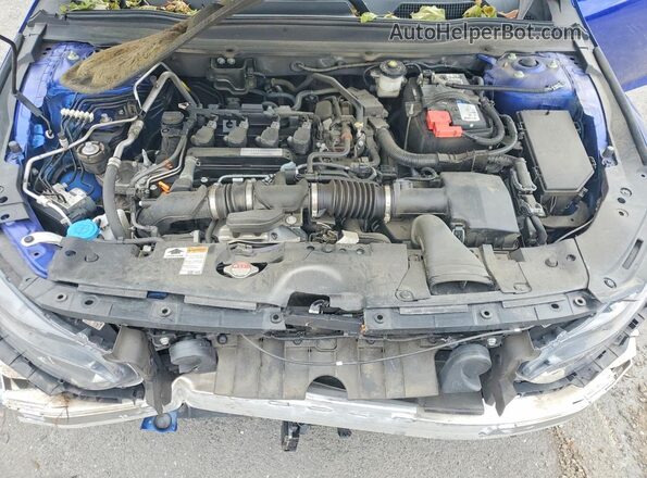1HGCV1F39LA023413 2020 HONDA ACCORD Blue Вид задньої частини салону