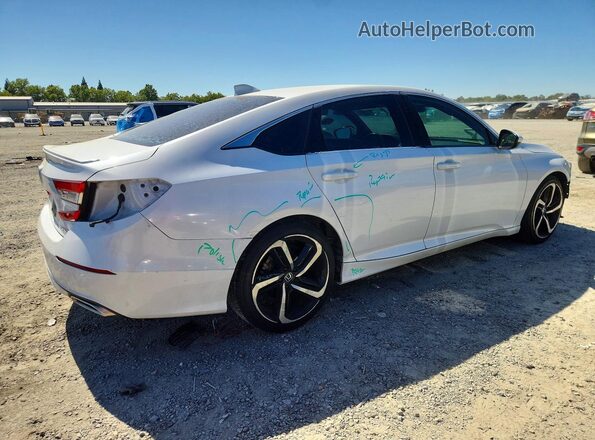 1HGCV1F39LA093199 2020 HONDA ACCORD White Tył prawy