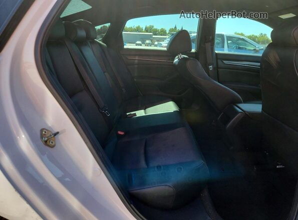 1HGCV1F39LA093199 2020 HONDA ACCORD White Widok tylnych siedzeń
