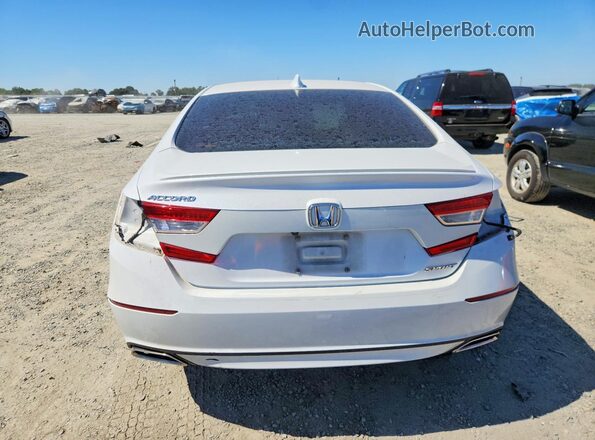 1HGCV1F39LA093199 2020 HONDA ACCORD White Widok z tyłu