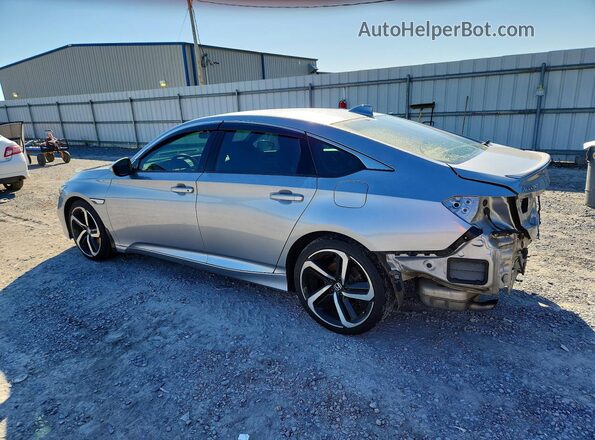 1HGCV1F39LA125844 2020 HONDA ACCORD Silver Հետևի ձախ