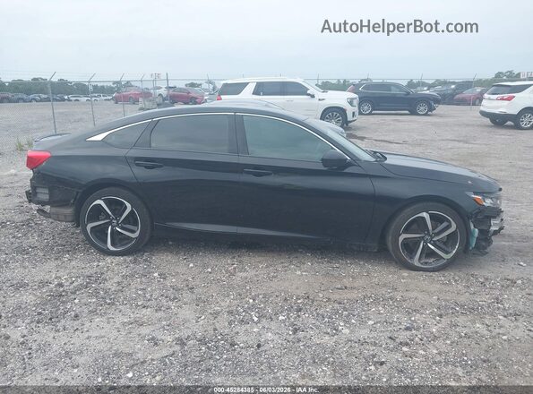 1HGCV1F39LA157807 2020 HONDA ACCORD Black Rear interior view