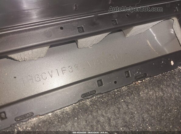 1HGCV1F39LA157807 2020 HONDA ACCORD Black Engine compartment view