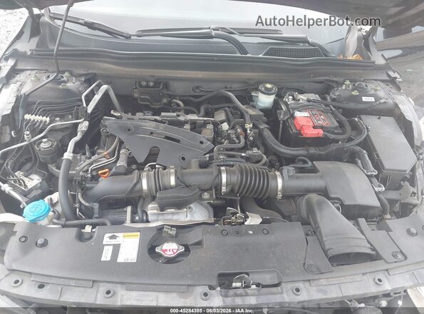 1HGCV1F39LA157807 2020 HONDA ACCORD Black Rear view