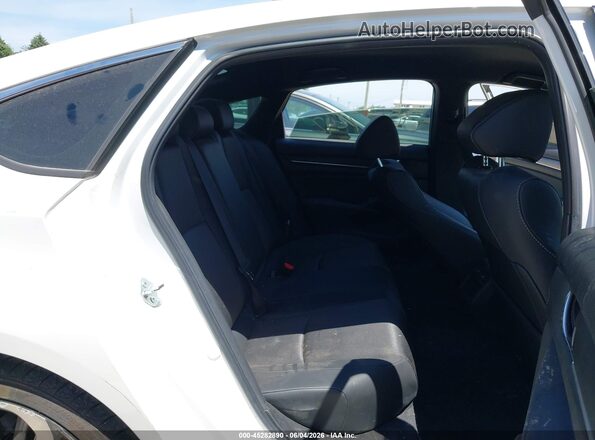 1HGCV1F39MA013742 2021 HONDA ACCORD White VIN კოდის სტიკერის ხედი