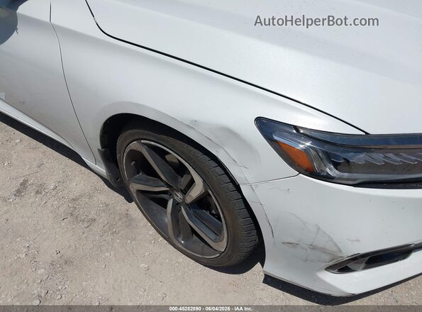 1HGCV1F39MA013742 2021 HONDA ACCORD White წინა ხედი
