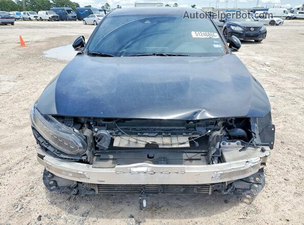1HGCV1F39MA017855 2021 HONDA ACCORD Черный Вид спереди