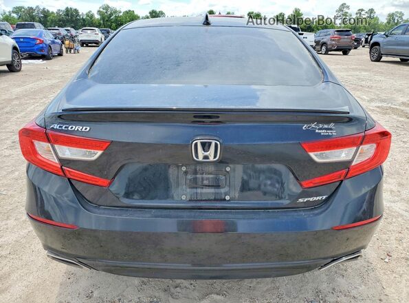 1HGCV1F39MA017855 2021 HONDA ACCORD Черный Вид сзади