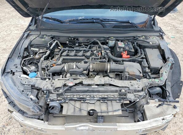 1HGCV1F39MA017855 2021 HONDA ACCORD Черный Вид подкапотного пространства