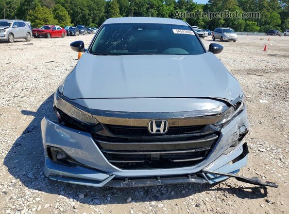 1HGCV1F39MA047843 2021 HONDA ACCORD Gray Դիմացի տեսք