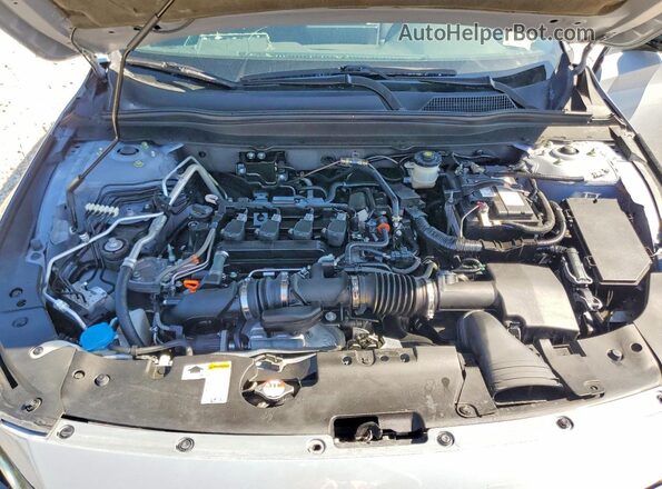 1HGCV1F39MA047843 2021 HONDA ACCORD Gray Սալոնի հետևի տեսք
