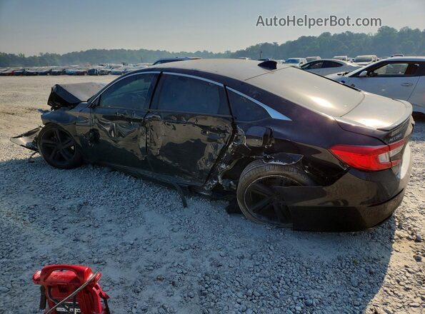 1HGCV1F39MA054887 2021 HONDA ACCORD Black Tył lewy