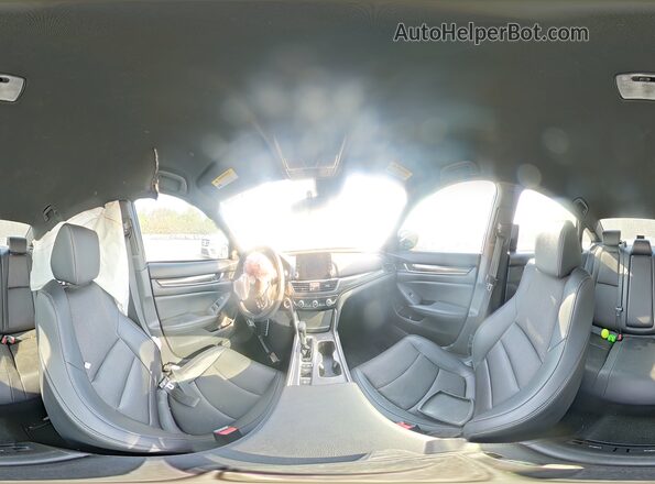 1HGCV1F39MA054887 2021 HONDA ACCORD Black Widok naklejki z numerem VIN