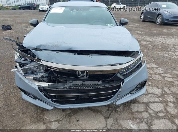 1HGCV1F39NA005948 2022 HONDA ACCORD Teal Вид спереду