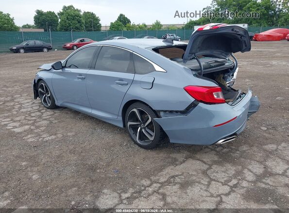 1HGCV1F39NA005948 2022 HONDA ACCORD Teal Задня ліва чверть