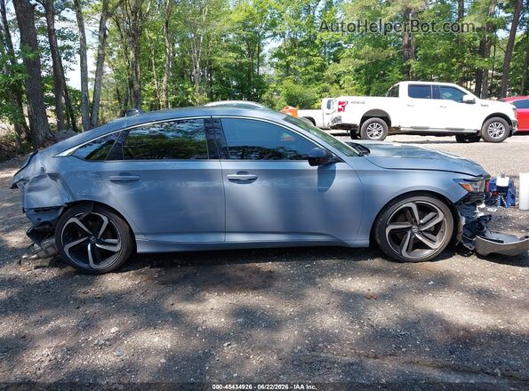 1HGCV1F39NA019638 2022 HONDA ACCORD Серый Вид задней части салона