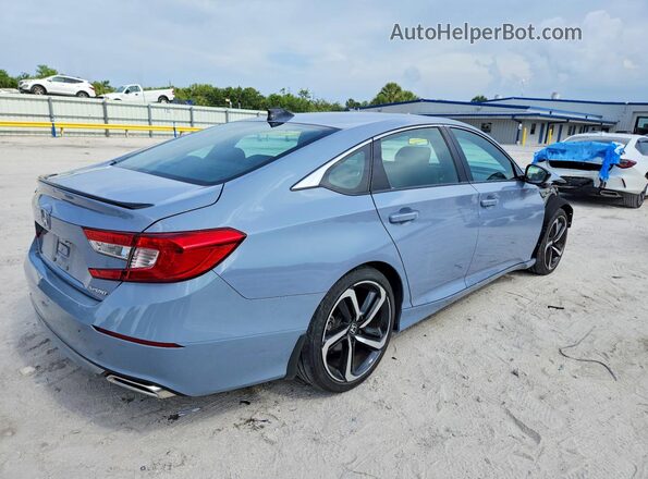 1HGCV1F39NA025441 2022 HONDA ACCORD Gray Հետևի աջ
