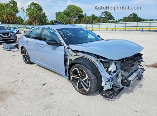 1HGCV1F39NA025441 2022 HONDA ACCORD Gray Առջևի աջ