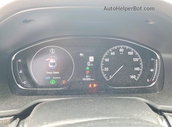 1HGCV1F39NA028985 2022 HONDA ACCORD Белый Вид щитка приборов