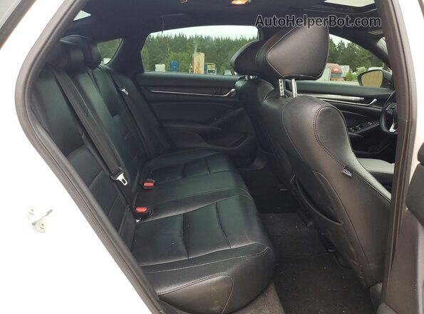 1HGCV1F39NA028985 2022 HONDA ACCORD Белый Вид задних сидений