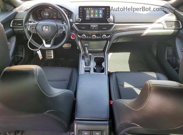 1HGCV1F39NA039310 2022 HONDA ACCORD Red წინა პანელის ხედი