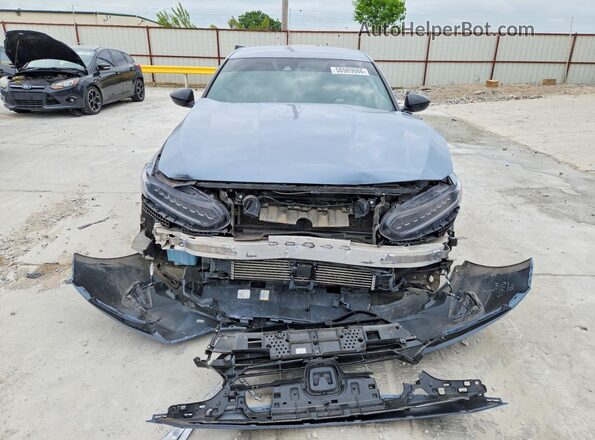 1HGCV1F39NA073652 2022 HONDA ACCORD Gray Вид спереду