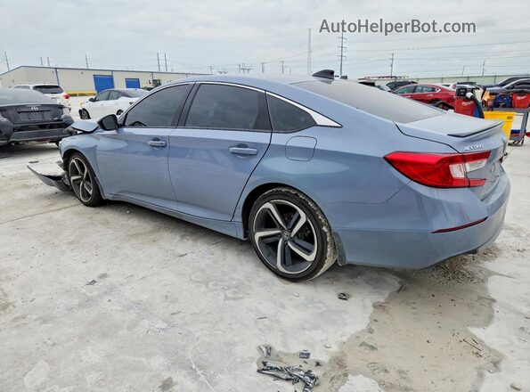 1HGCV1F39NA073652 2022 HONDA ACCORD Gray Задня ліва чверть