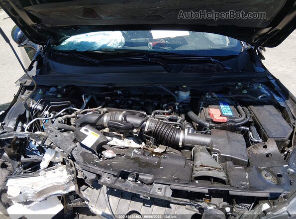 1HGCV1F39NA081783 2022 HONDA ACCORD Black უკანა ხედი