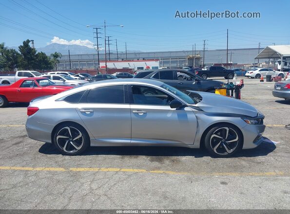 1HGCV1F39NA101644 2022 HONDA ACCORD Silver Вид задньої частини салону