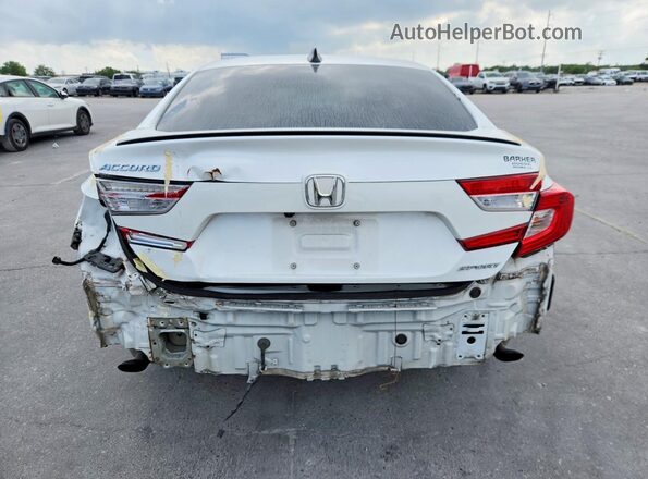 1HGCV1F39NA103748 2022 HONDA ACCORD White უკანა ხედი