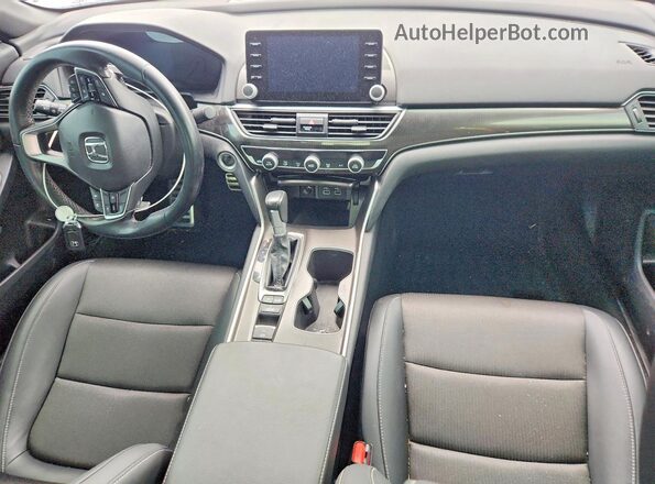 1HGCV1F39NA103748 2022 HONDA ACCORD White წინა პანელის ხედი