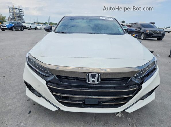 1HGCV1F39NA103748 2022 HONDA ACCORD White წინა ხედი