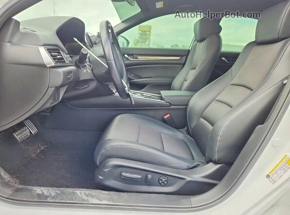 1HGCV1F39NA103748 2022 HONDA ACCORD White წინა სალონის ხედი