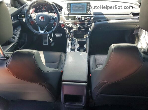 1HGCV1F3XJA028469 2018 HONDA ACCORD White Առջևի վահանակի տեսք