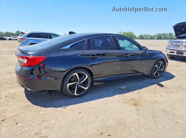 1HGCV1F3XJA092012 2018 HONDA ACCORD Black Rear right