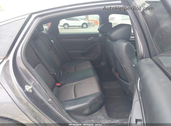 1HGCV1F3XJA122223 2018 HONDA ACCORD Gray VIN կոդի պիտակի տեսք