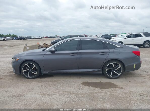 1HGCV1F3XJA122223 2018 HONDA ACCORD Gray 