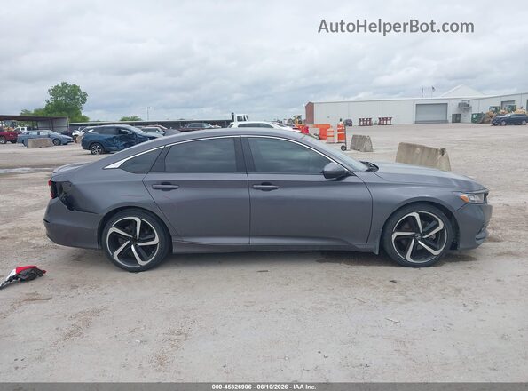 1HGCV1F3XJA122223 2018 HONDA ACCORD Gray Սալոնի 360 աստիճան տեսք