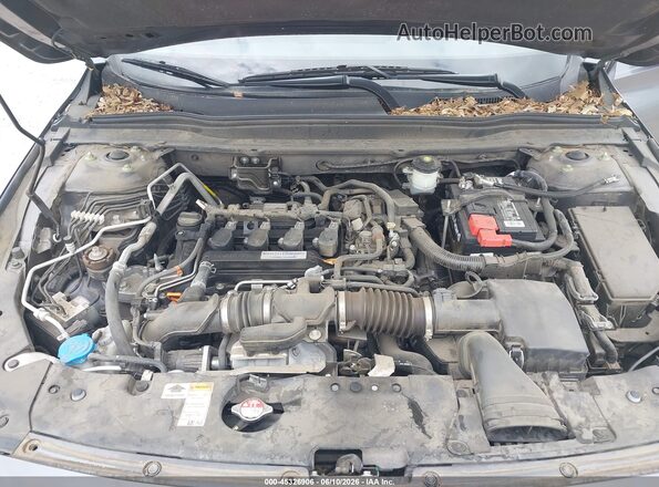 1HGCV1F3XJA122223 2018 HONDA ACCORD Gray Հետևի տեսք
