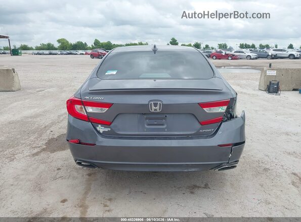 1HGCV1F3XJA122223 2018 HONDA ACCORD Gray 