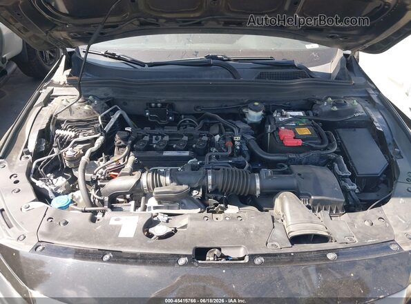 1HGCV1F3XJA142505 2018 HONDA ACCORD Black Rear view