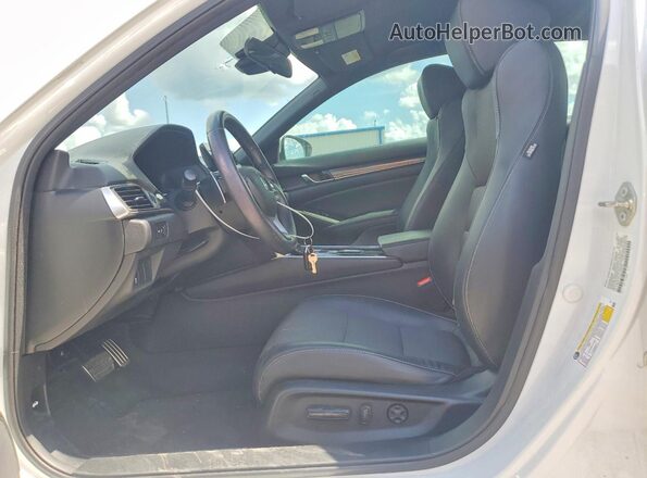 1HGCV1F3XJA157070 2018 HONDA ACCORD White Вид салону спереду