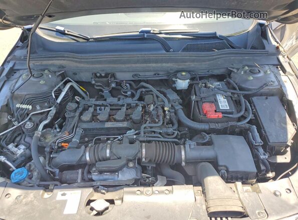 1HGCV1F3XJA206297 2018 HONDA ACCORD Charcoal Սալոնի հետևի տեսք