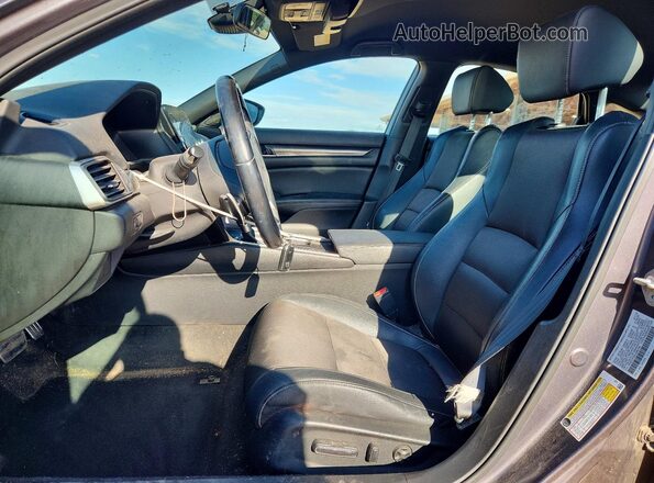 1HGCV1F3XKA042146 2019 HONDA ACCORD Gray Vista interior delantera