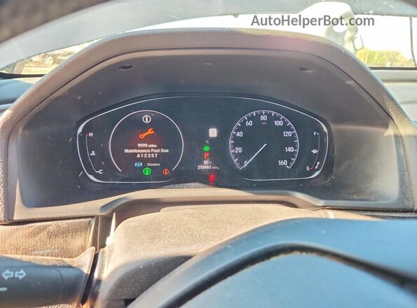 1HGCV1F3XKA042146 2019 HONDA ACCORD Gray Vista del cuadro de instrumentos
